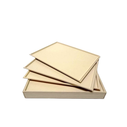 Lot of 10 Original Jet Airways Airline Serving Full Size Trays for Airline Galley Carts Trolleys - Airplane Boxes Containers - ATLAS