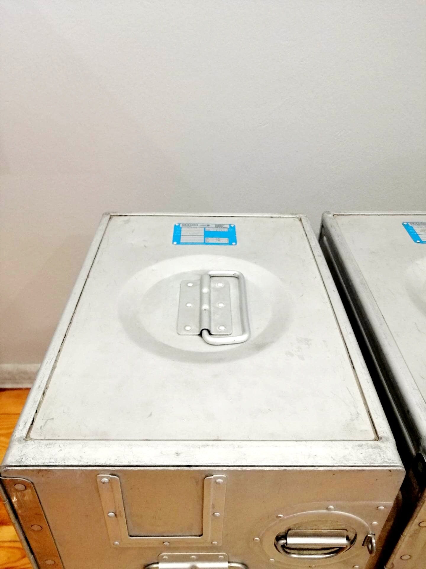 Unique Aircraft Table, Cabinet, Aviaton Storage Dresser Made of Original Airline Galley Boxes Monarch Airlines, Handmade