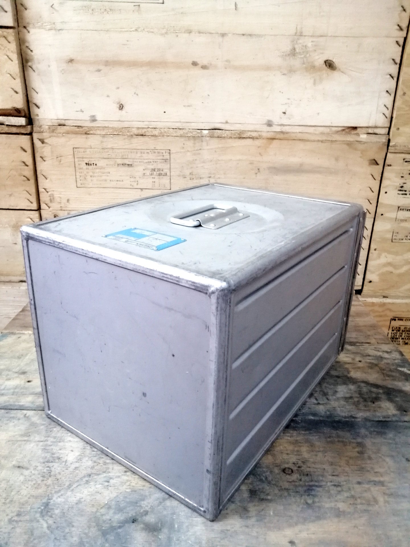 Original Airline Galley Storage Box, Aircraft Storage Container, PAL Airlines, Canada