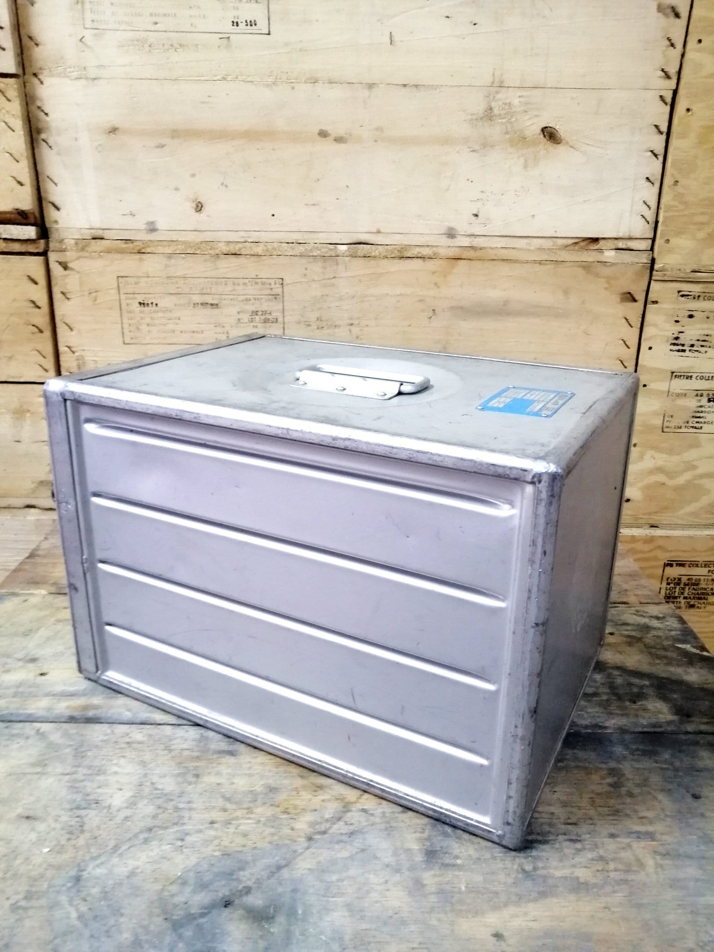 Original Airline Galley Storage Box, Aircraft Storage Container, PAL Airlines, Canada