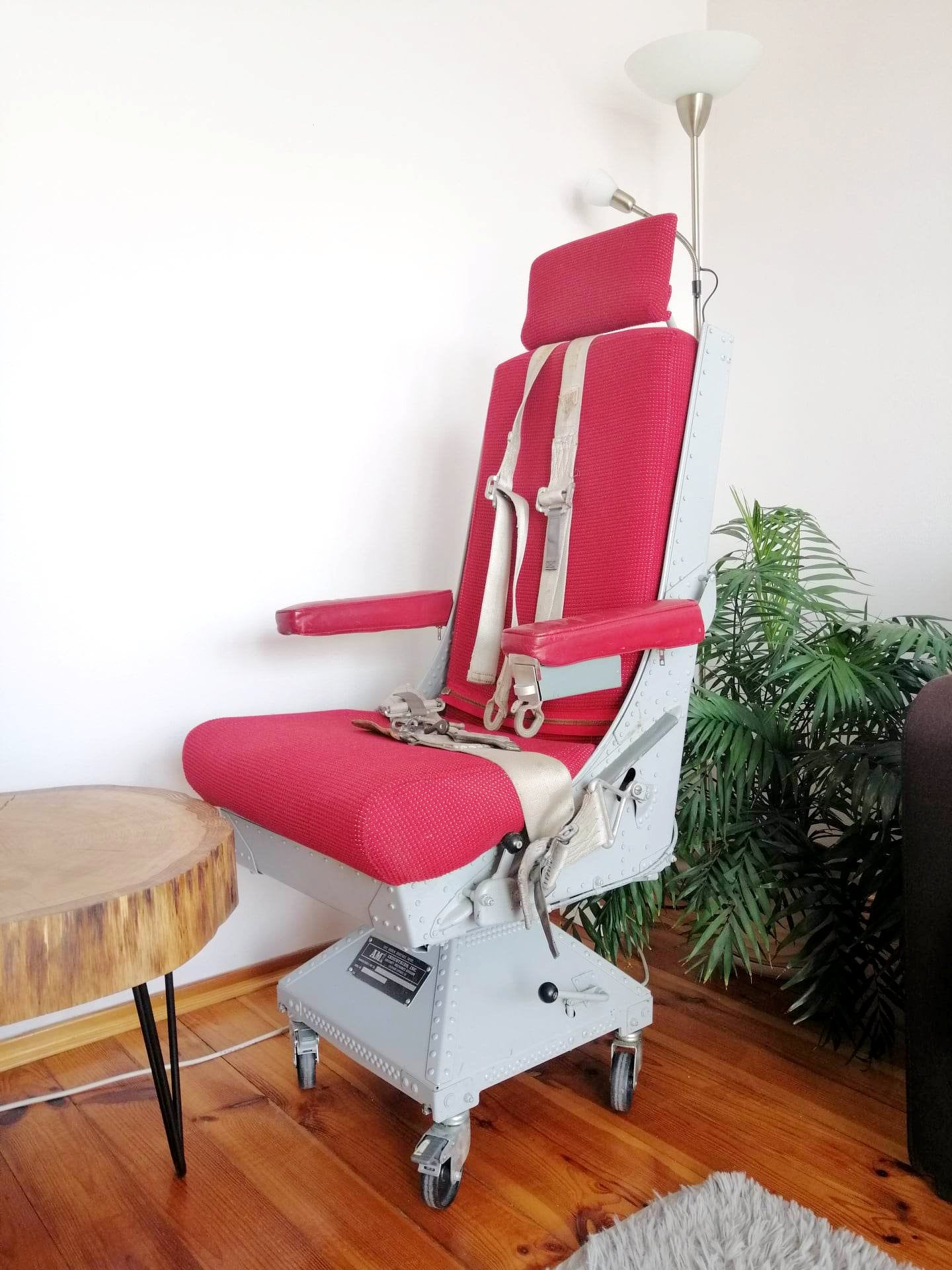 Authentic Missile Launch Control Center Chair 1960s - AM industries - Unique Office Desk Chair