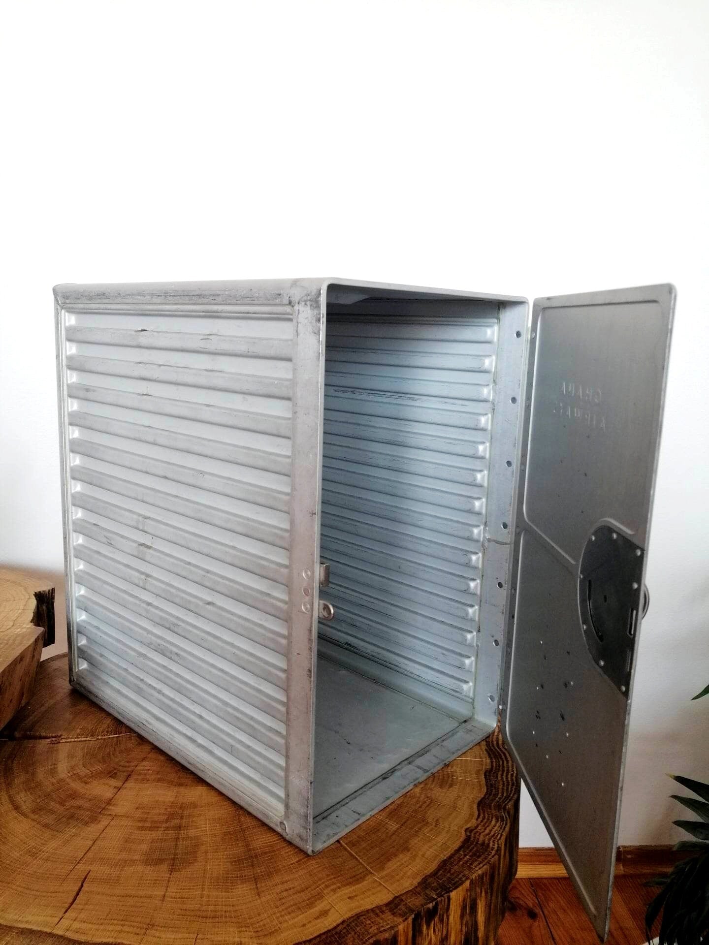 Ghana Airways Airline Galley Storage Container, Driessen Aircraft Storage Box