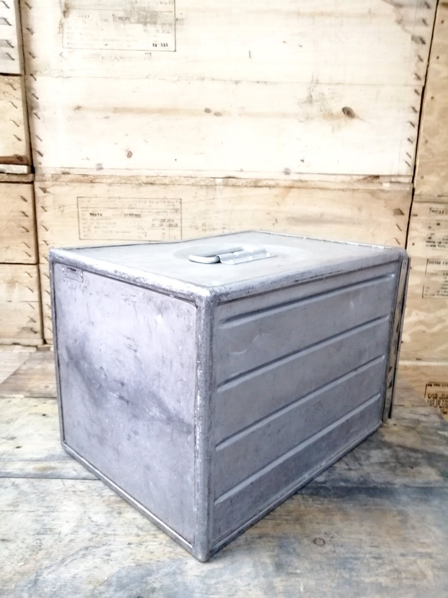 Original Airline Galley Storage Box, Aircraft Storage Container, Portugália Airlines, PGA