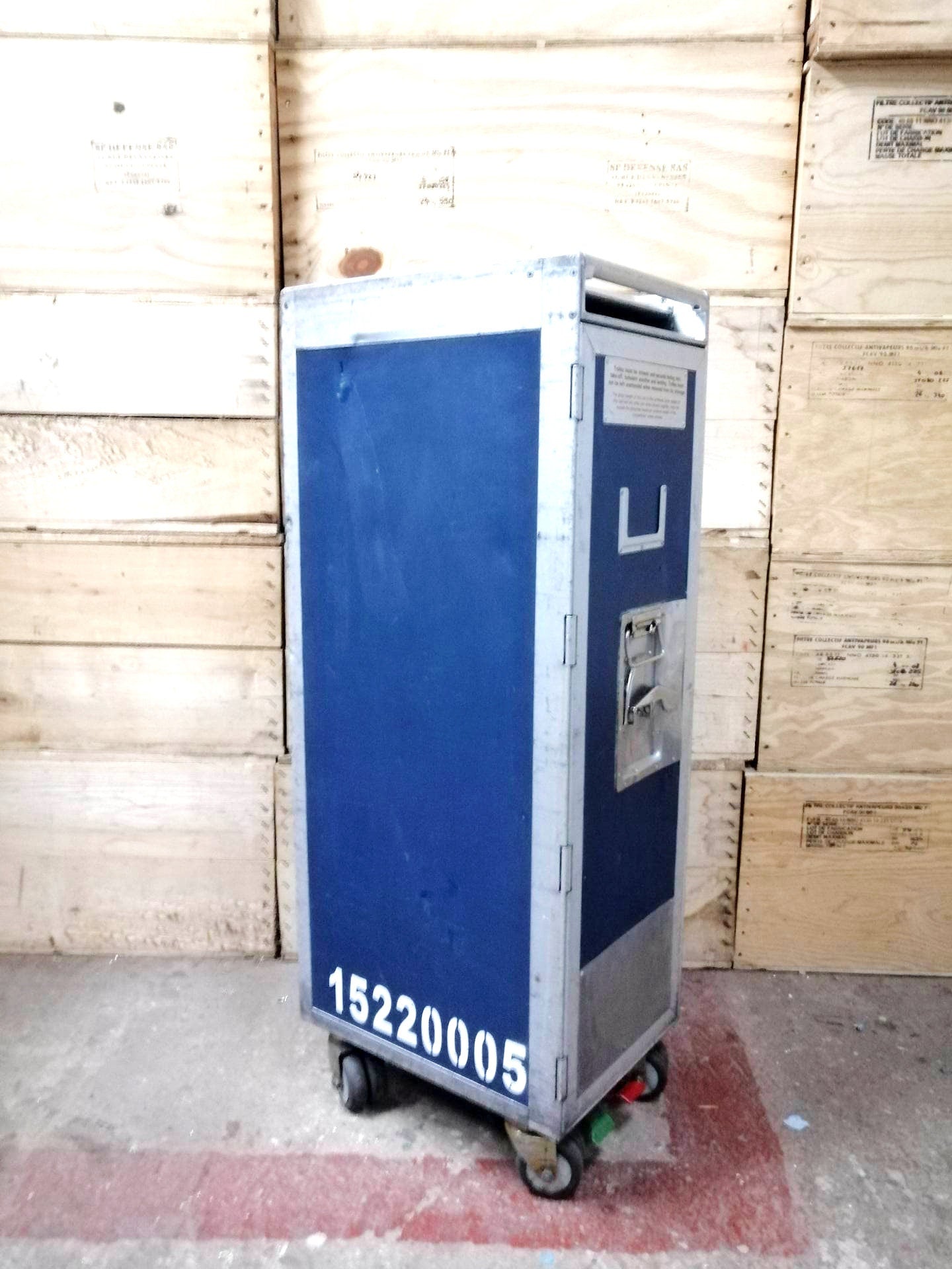 Original Airline Galley Trolley Great Condition - Driessen - Airplane Galley Cart - Home Bar / Industrial Storage Unit