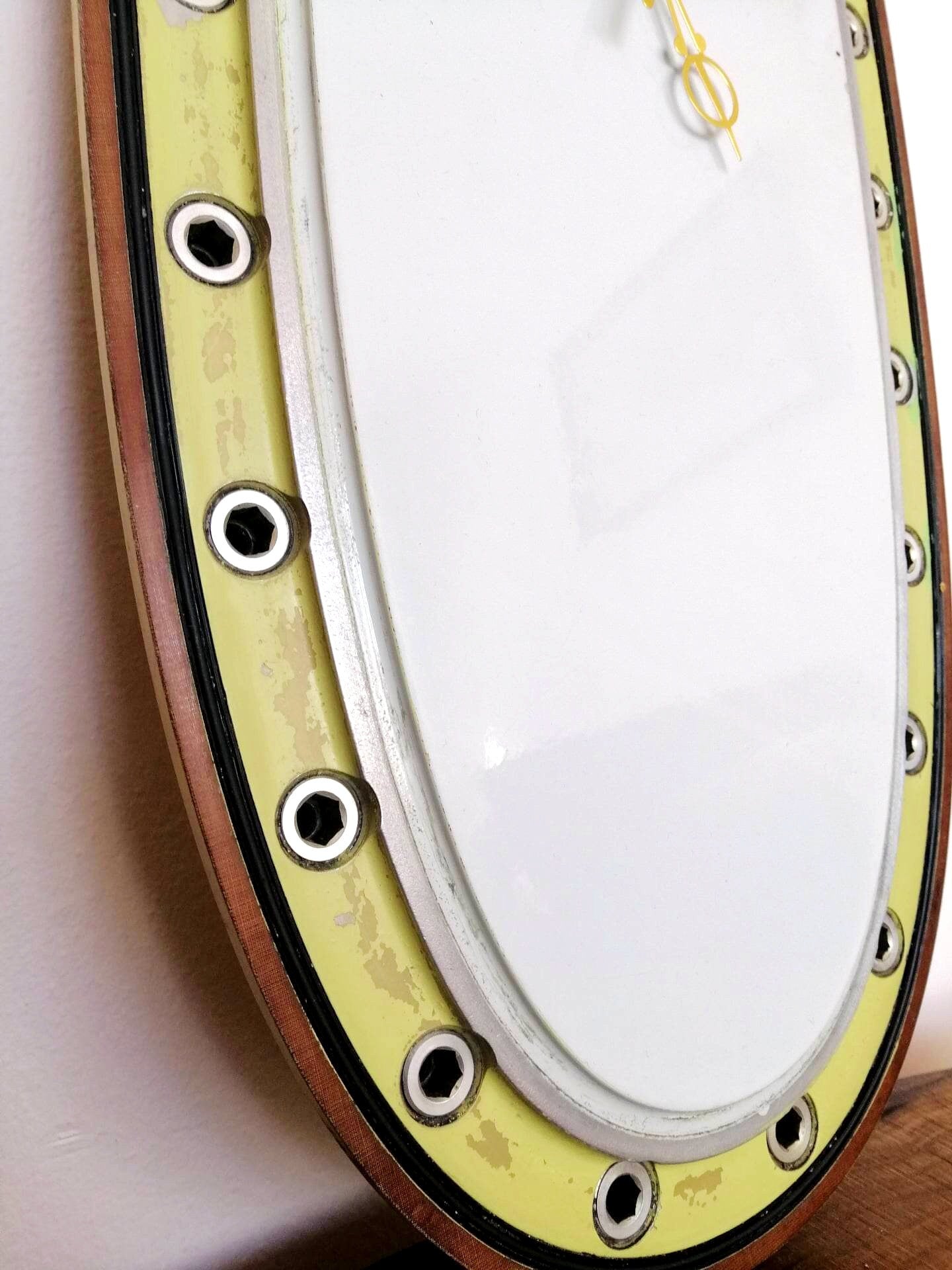 Aviation Wall Clock, Standing Clock, Made of Boeing 737 Fuel Tank Door Panel - B737 - D-AWBC SAS / Privatair