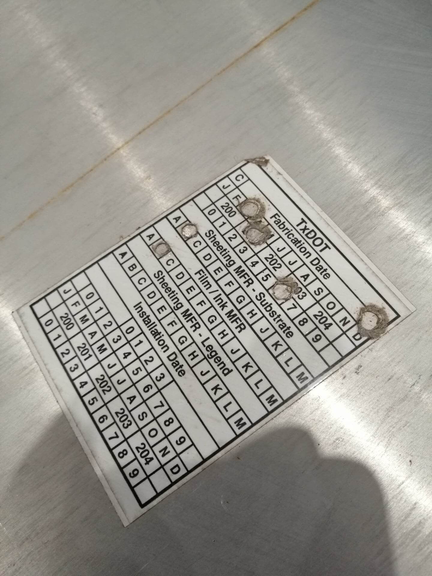 Authentic Airport Texas Highway Sign Upcycled to Table, Aviation Side Table