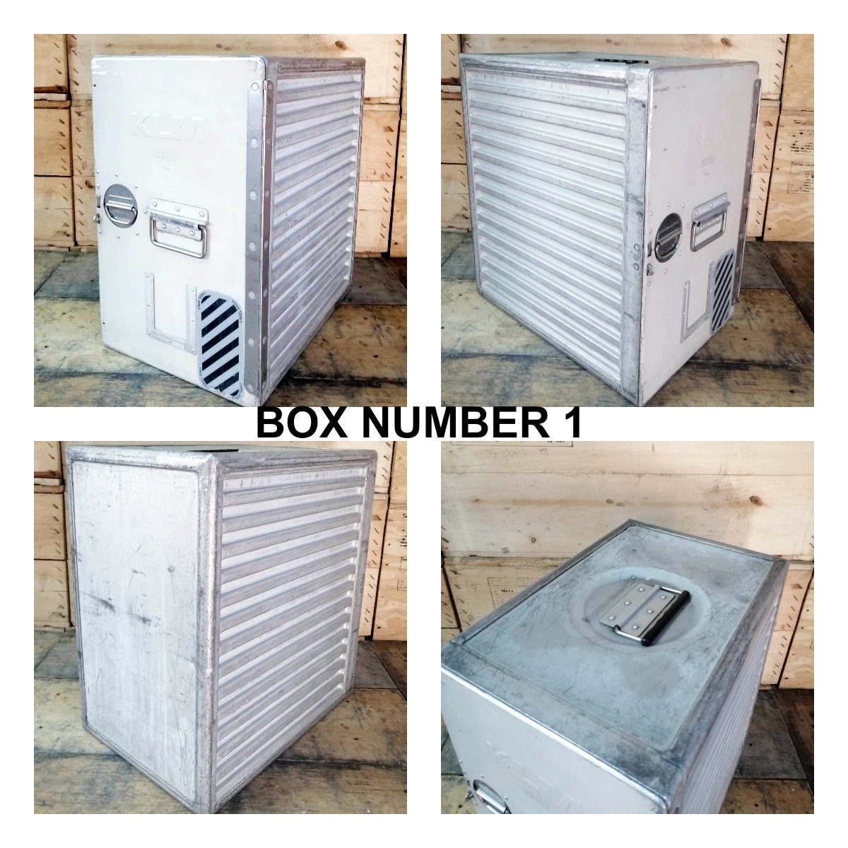 KLM Airline Container, Aircraft Storage Galley Box, Airplane Unit , Aviation Cabinet, Nighstand