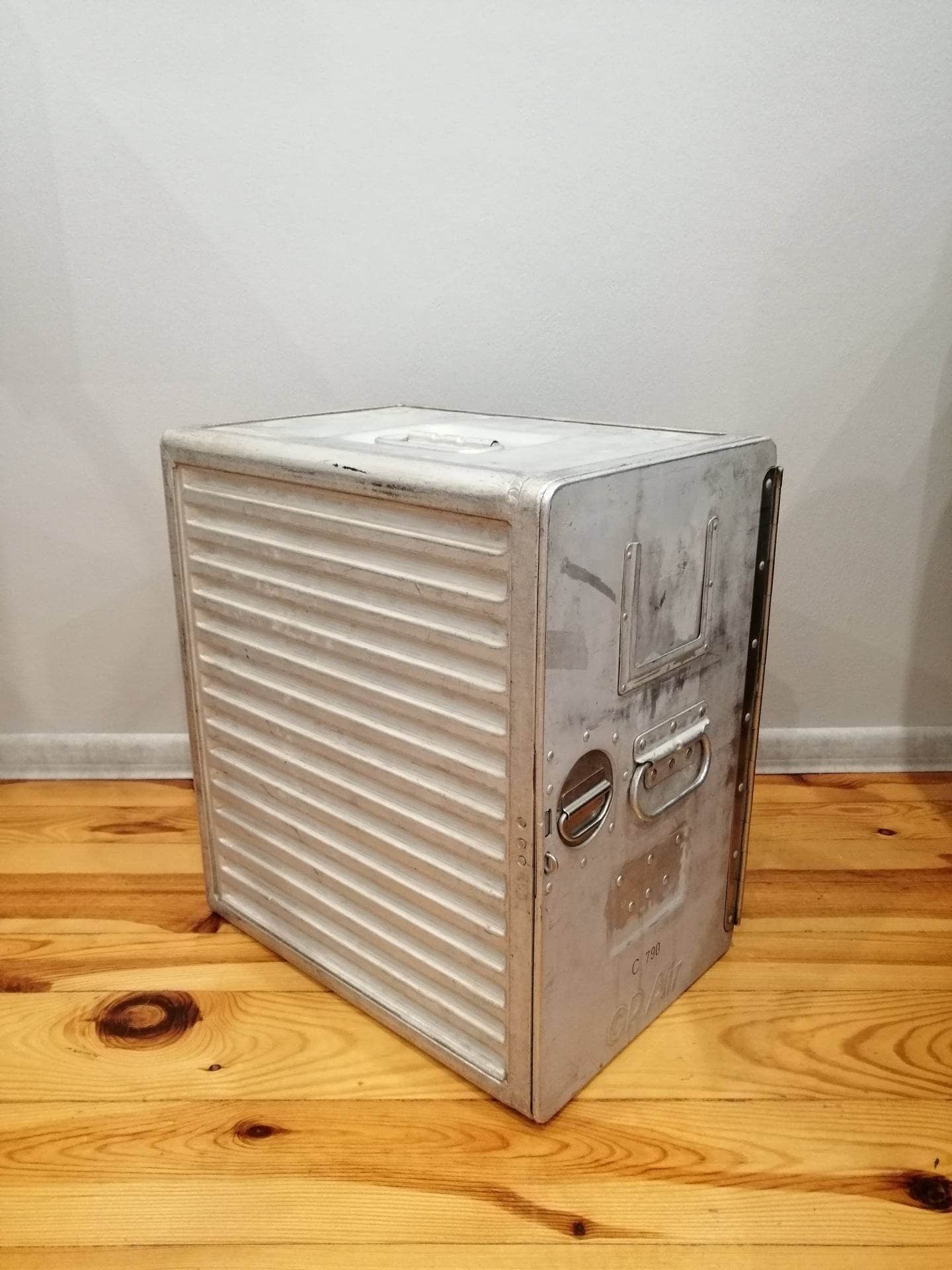 CP Air - Unique Vintage Airline Galley Storage Container, 1970s Driessen Aircraft Storage Box, Canadian Pacific Air Lines