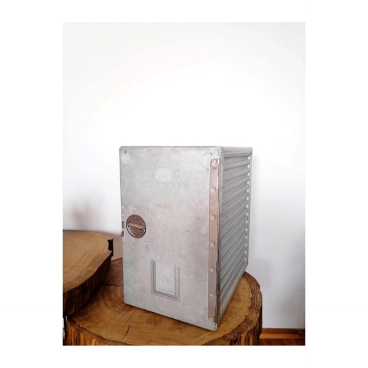 Ghana Airways Airline Galley Storage Container, Driessen Aircraft Storage Box