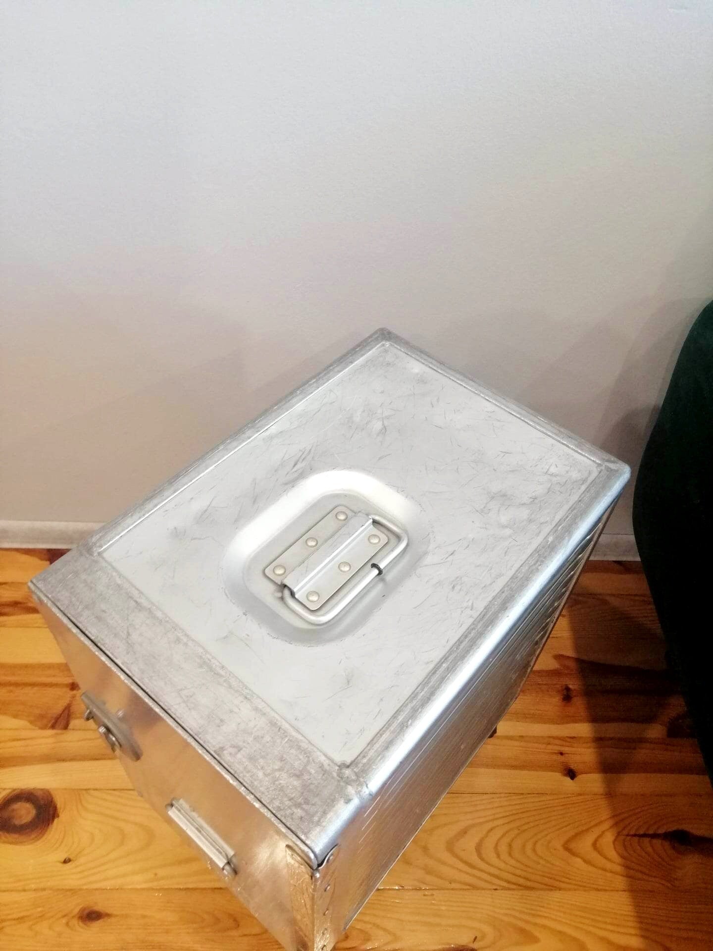 Aviation Cabinet, Sabena / Brussels Airlines Airline Galley Storage Container as a Nightstand, Side Table, Storage Cabinet