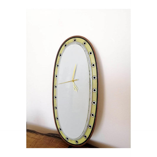 Aviation Wall Clock, Standing Clock, Made of Boeing 737 Fuel Tank Door Panel - B737 - D-AWBC SAS / Privatair