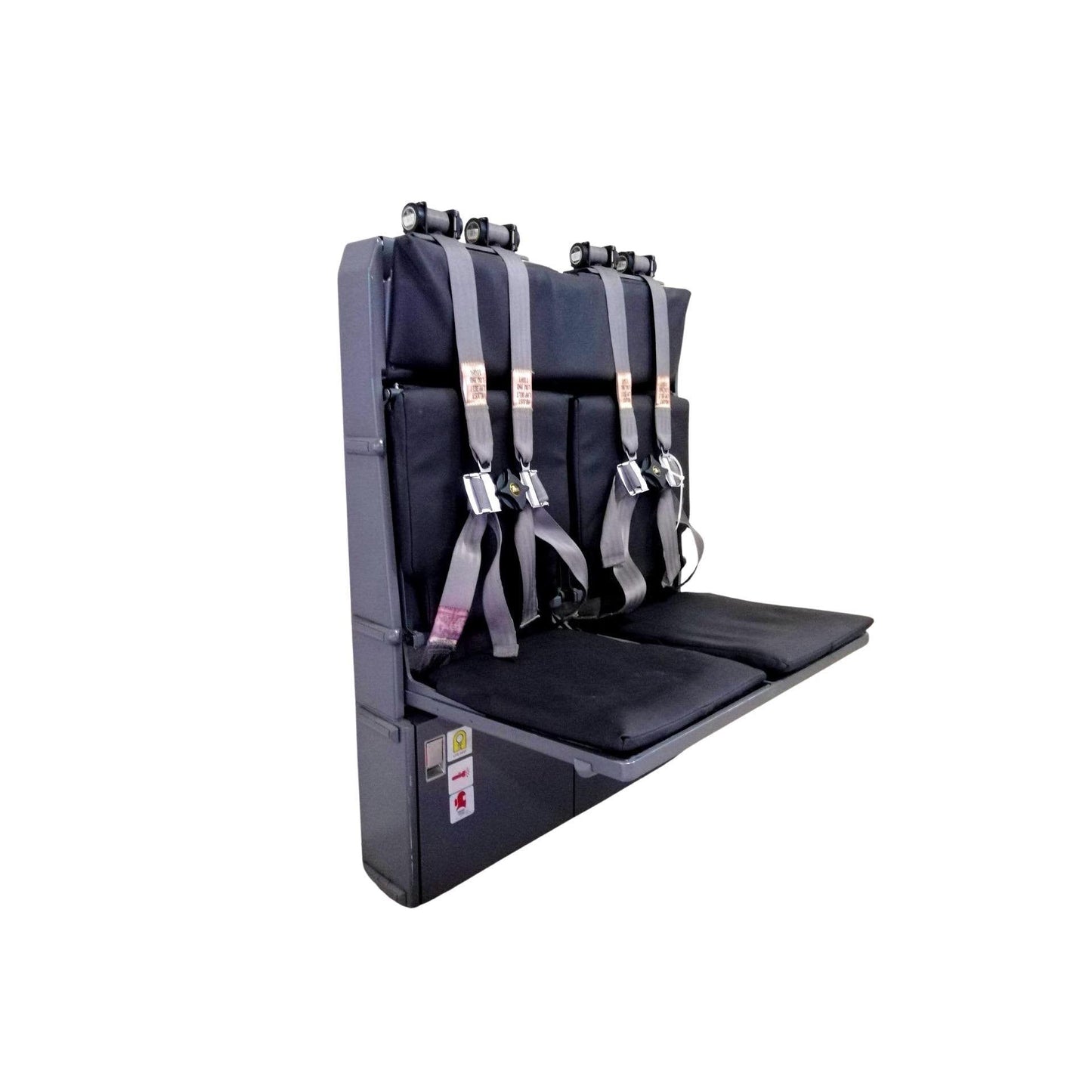 Boeing 737 Authentic Cabin Crew Double Jump Seat from Sriwijaya Air, MSN 30636, Flight Attendant Seat, Aviation Furnitures