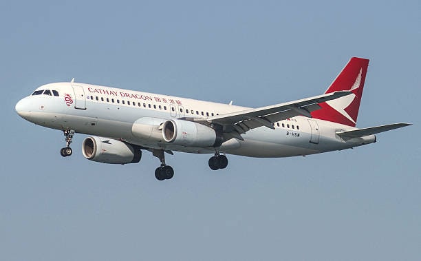 Airbus A320 Authentic Cabin Crew Jump Seat from Cathay Dragon, Flight Attendant Seat, Aviation Furnitures