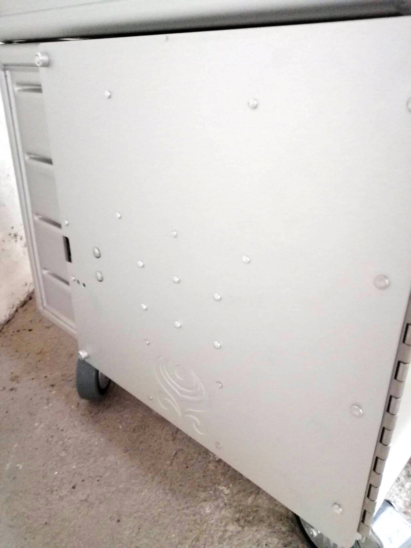 Brand New Aircraft Cabinet, Aviaton Storage Cart, Side Table Made of NEW Airline Galley Boxes Hainan with 4 Aluminium Drawers, Handmade