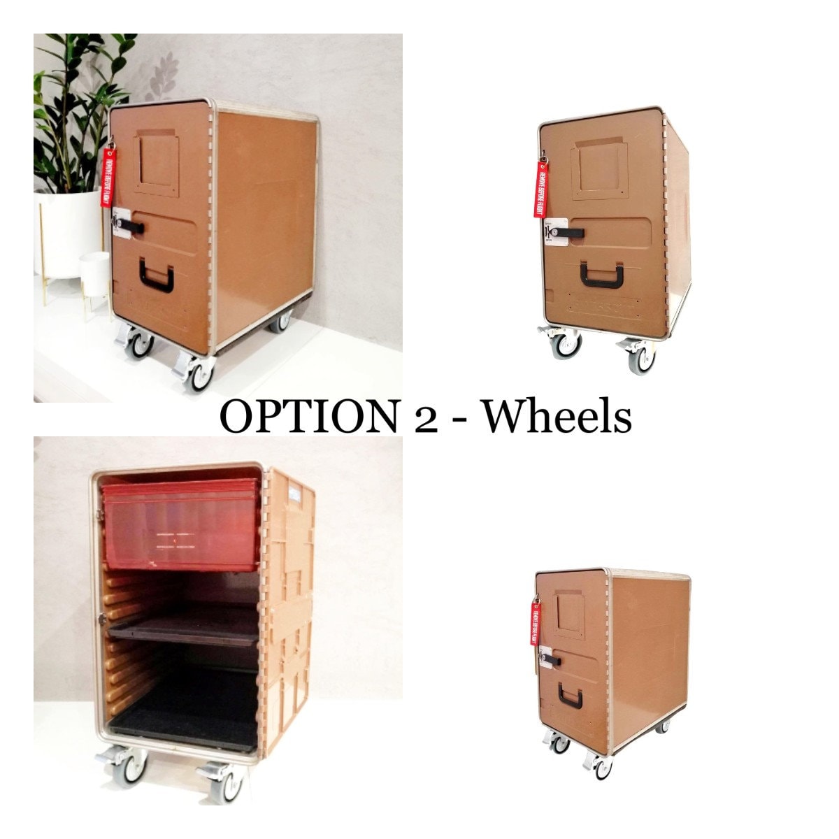 Unique Swiss Air Galley Containers - Nightstand, Industrial Cabinet, Side Table - Airplane Storage Boxes - Aircraft Trolleys - OPTIONS