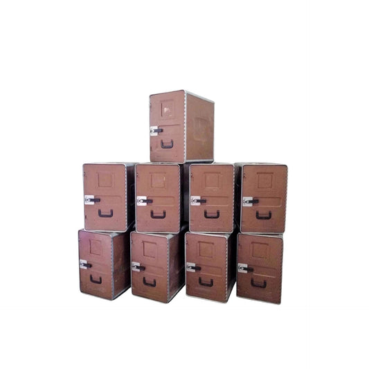 Unique Swiss Air Galley Containers - Nightstand, Industrial Cabinet, Side Table - Airplane Storage Boxes - Aircraft Trolleys - OPTIONS