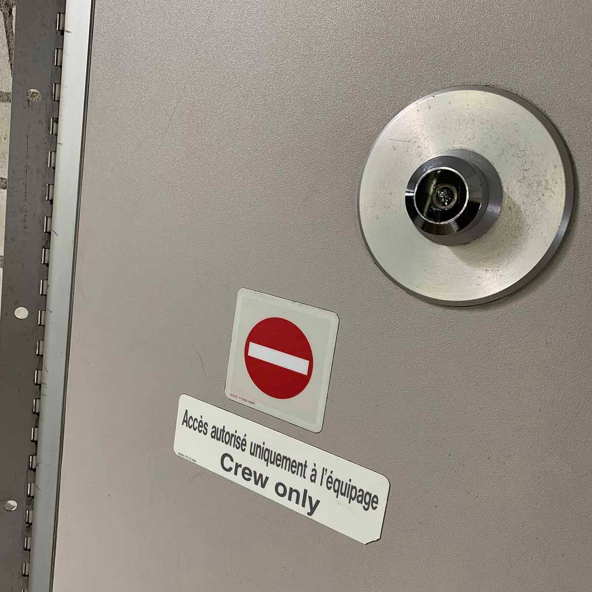 Cockpit Door | Air France | Airbus A340 F-GLZR | Flight Deck Aircraft Cockpit Door