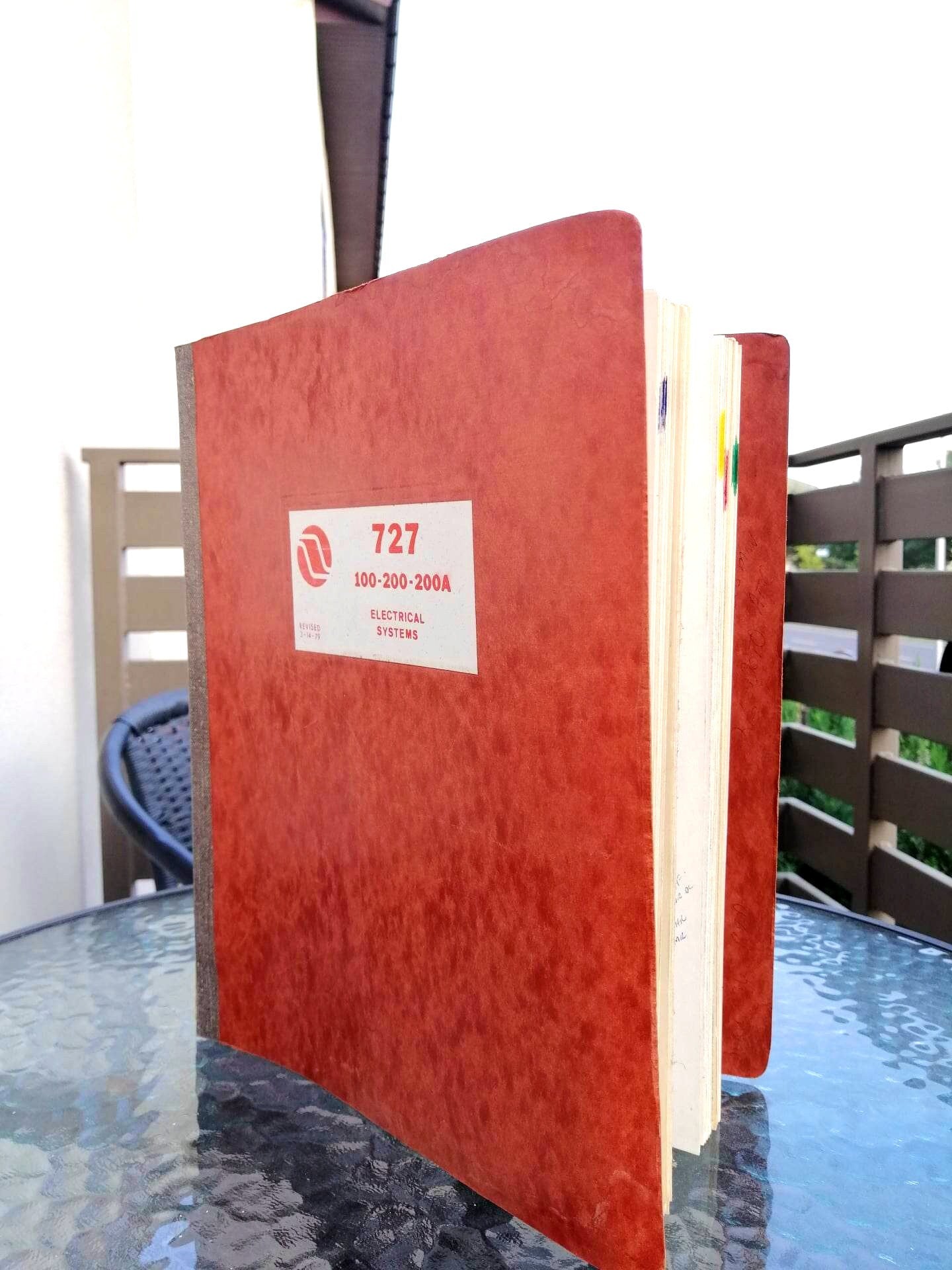 Original Boeing 727 Maintance Manual: 100-200-200A Electrical Systems | Nortwest Orient | Northwest Airlines