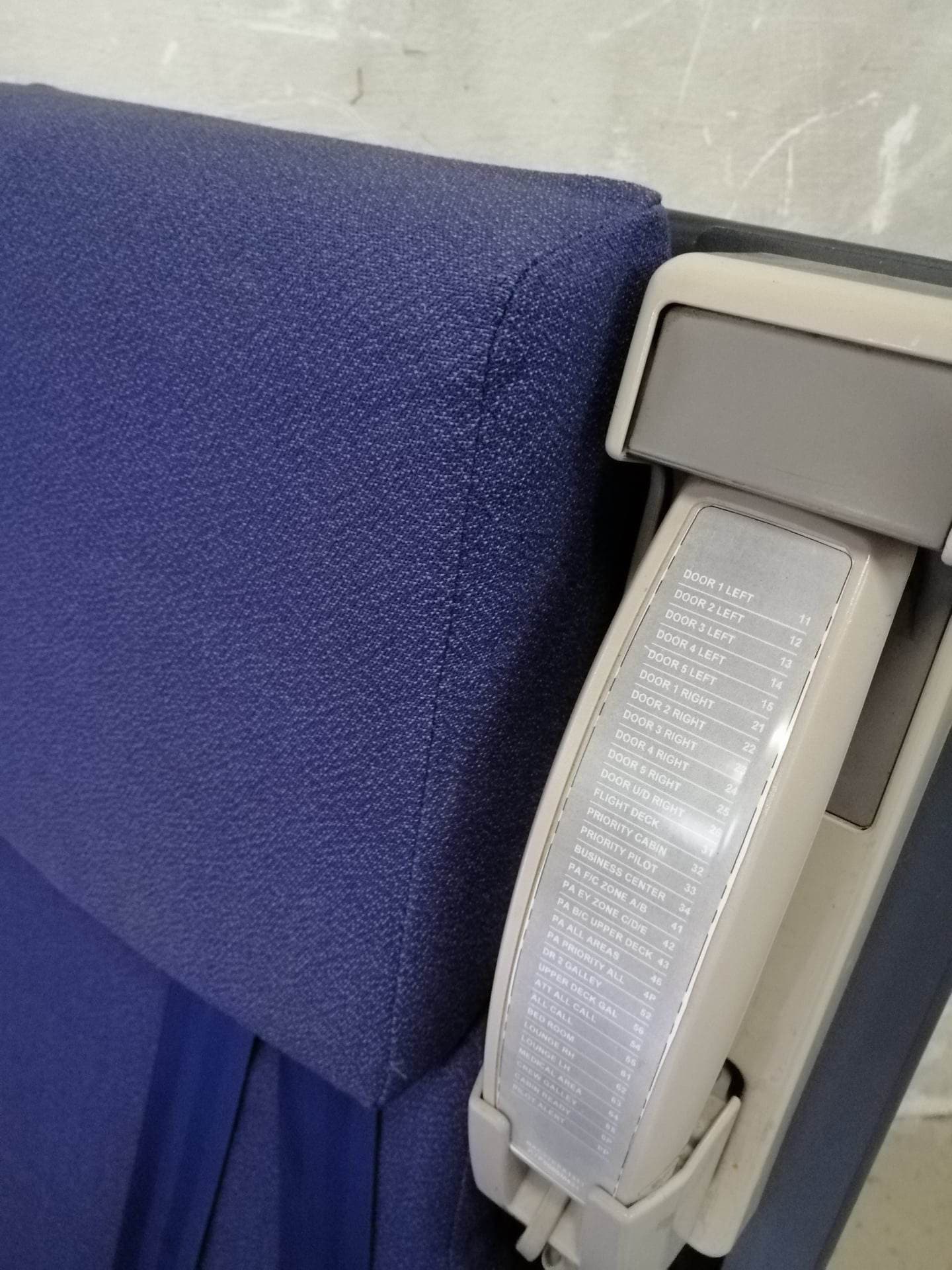 Boeing 747 Authentic Cabin Crew Jump Seat from KLM, Flight Attendant Seat, Aviation Furnitures, Jumbo Jet