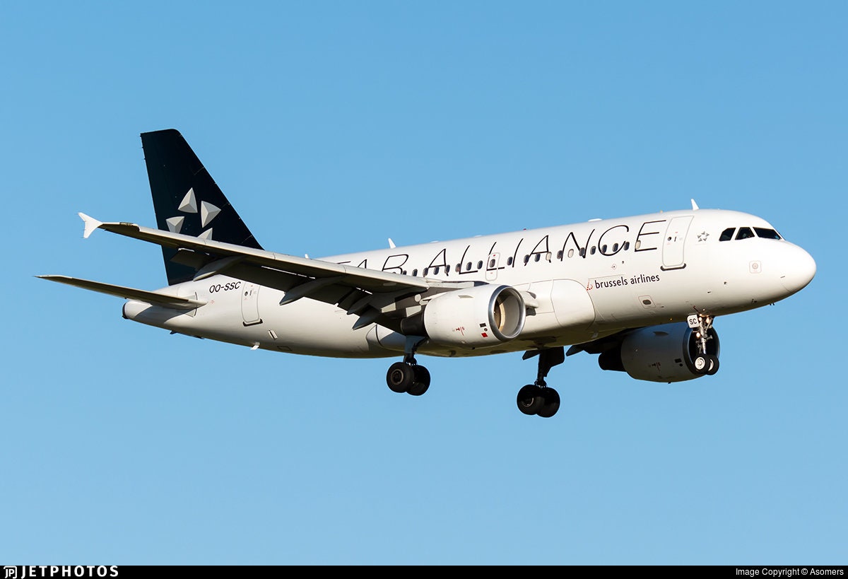 Brussels Airlines Airbus A319 OO-SSC Access Door, Aviation, Aircraft Fuselage, Sabena