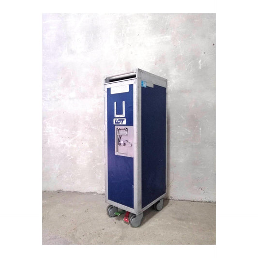 Airline Galley Trolley - LOT - Driessen - Airplane ATLAS Galley Cart with 7 New Drawers - LOT Polish Airlines - Home Bar Catering Trolley