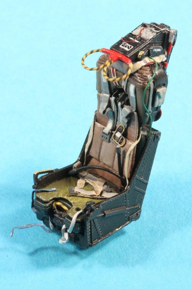 Original Martin Baker Mk. H5 Ejection Handles with Seat Face Curtain F-4 PHANTOM - Aviation Memorabilia, Military Aviation