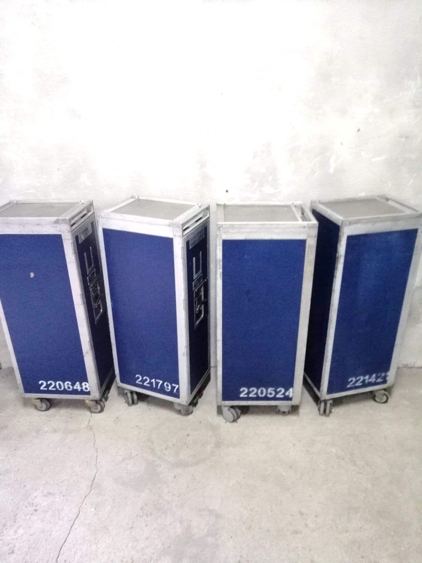 Airline Galley Trolley - LOT - Driessen - Airplane ATLAS Galley Cart with 7 New Drawers - LOT Polish Airlines - Home Bar Catering Trolley
