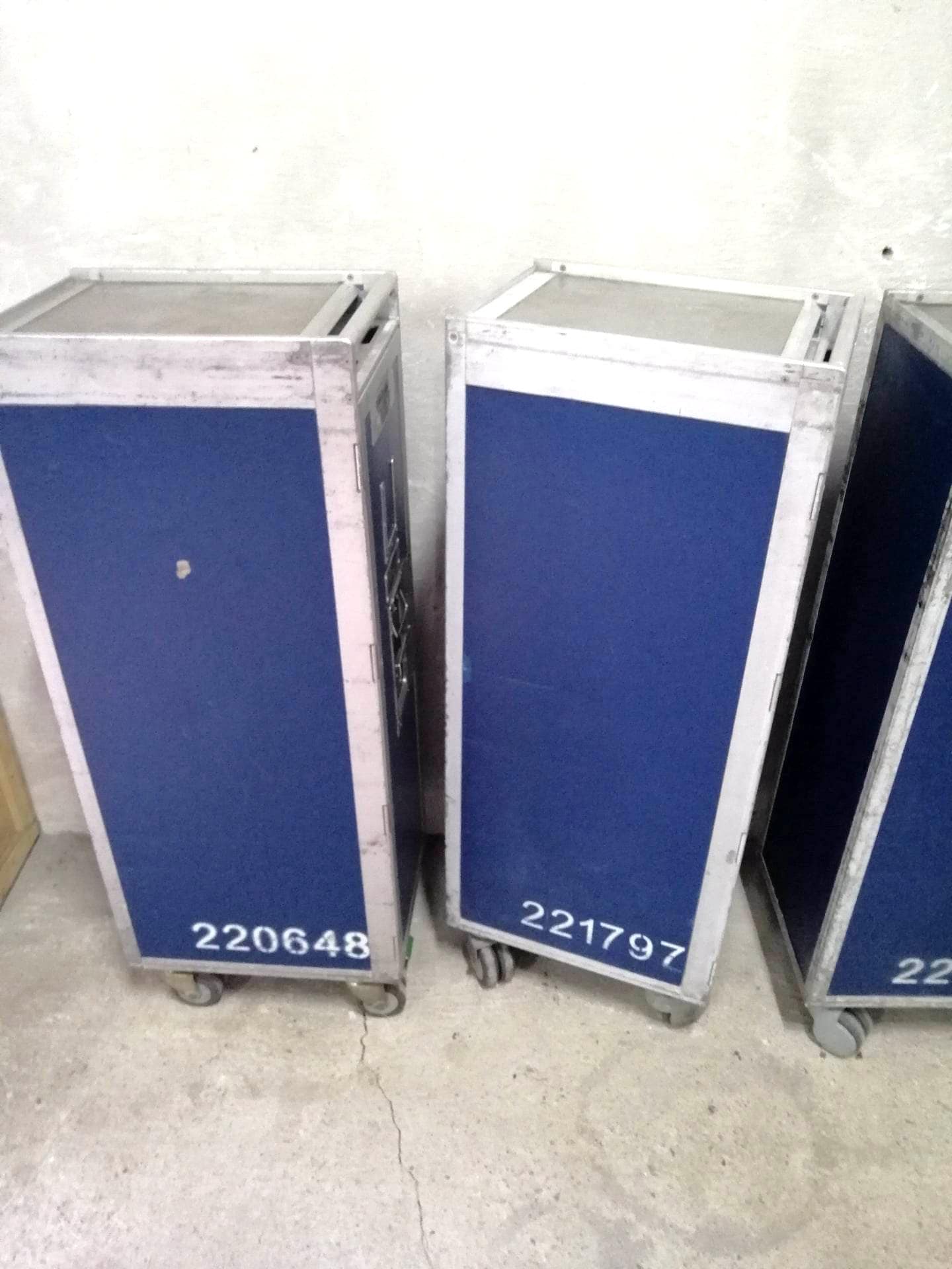 Airline Galley Trolley - LOT - Driessen - Airplane ATLAS Galley Cart with 7 New Drawers - LOT Polish Airlines - Home Bar Catering Trolley
