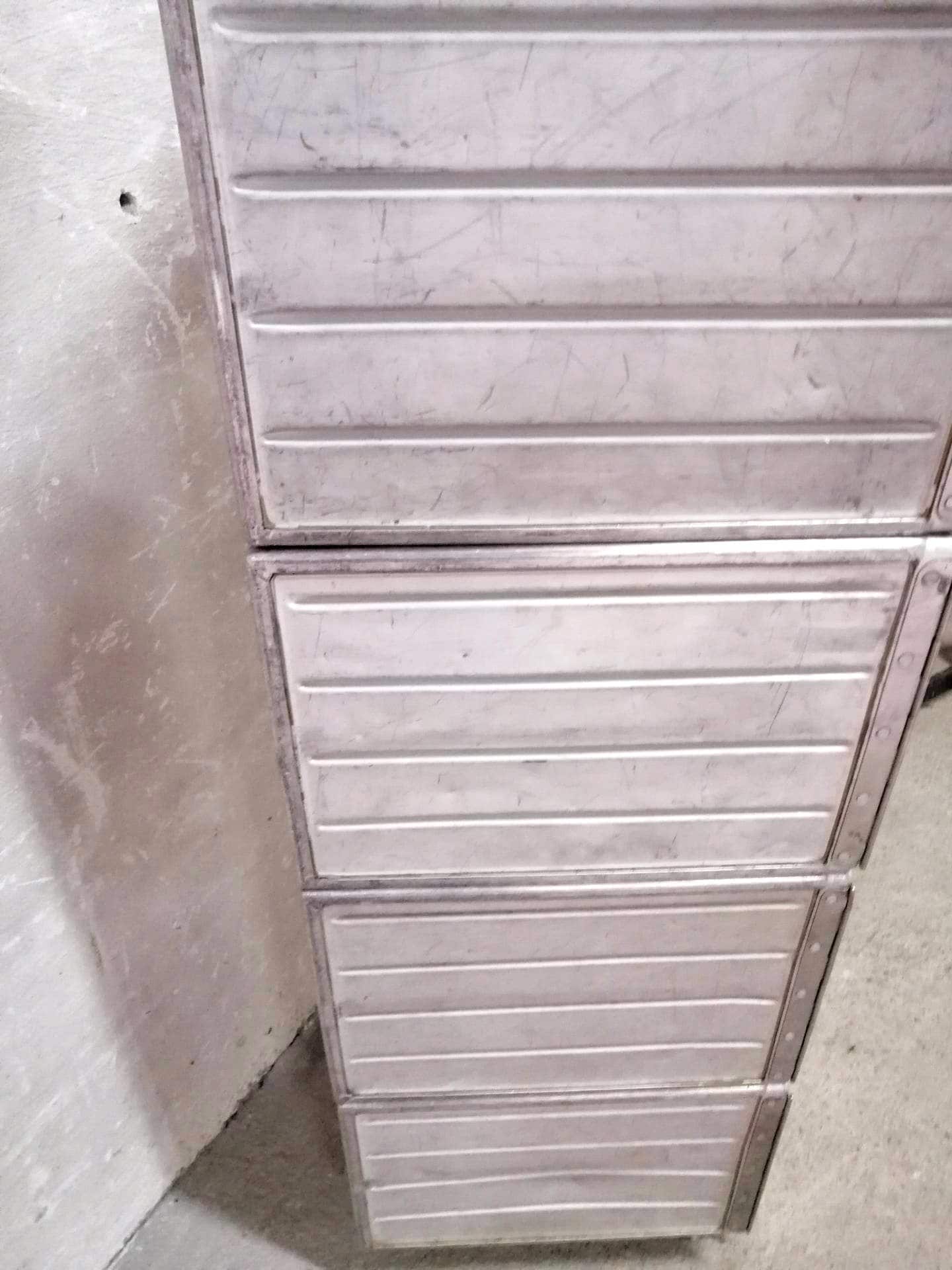 Aircraft Cabinet, Aviaton Storage Locker, Airline Cart Trolley Made of Original Airline Galley Boxes Aero Lloyd, Handmade