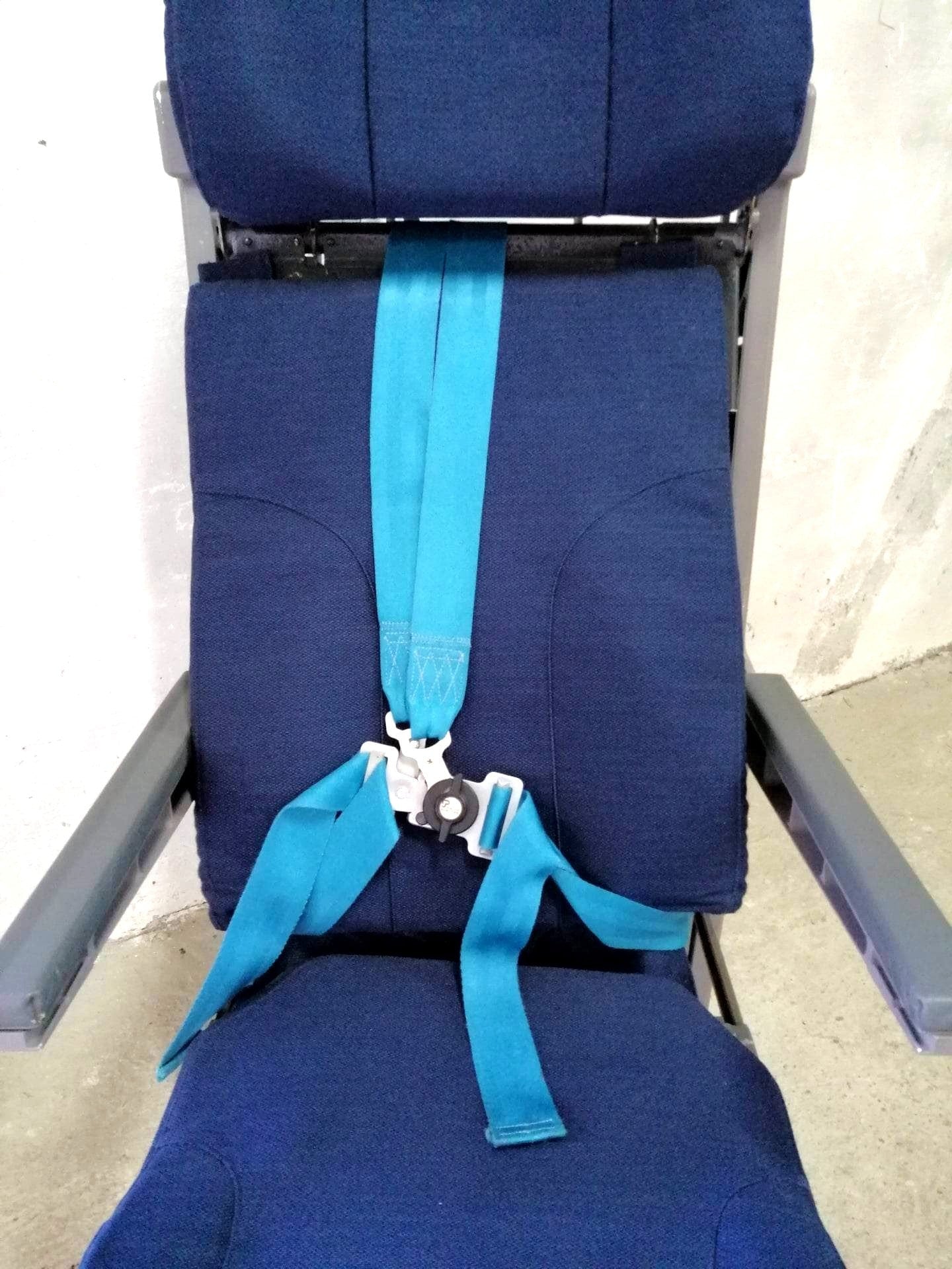 Boeing 747 Authentic Cabin Crew Jump Seat from KLM Royal Dutch Airlines -  Boeing 747 PH-BFR Flight Attendant Seat, Aviation Furnitures