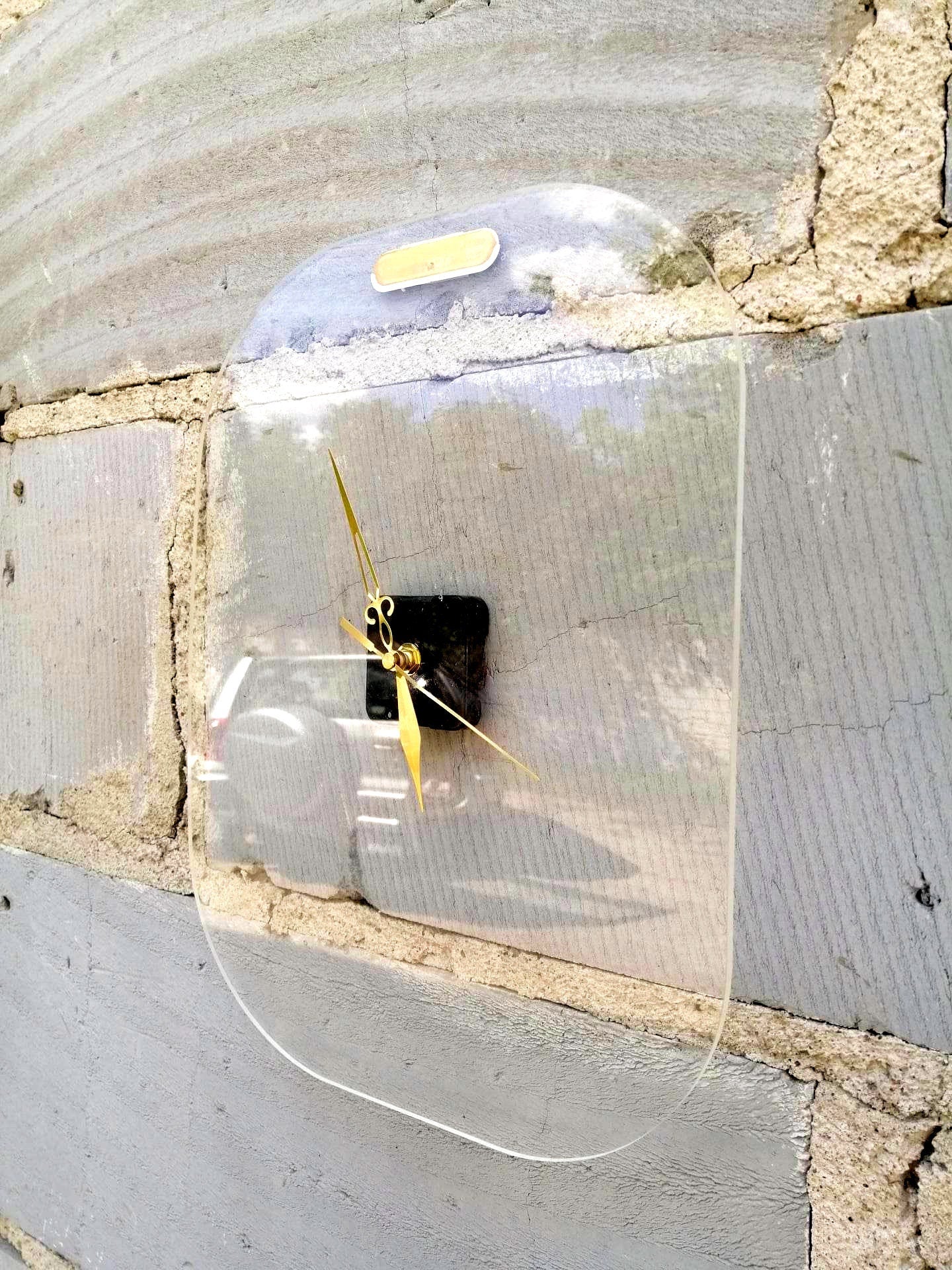 Clock Made from Original Airbus A330 / A340 Aircraft Window