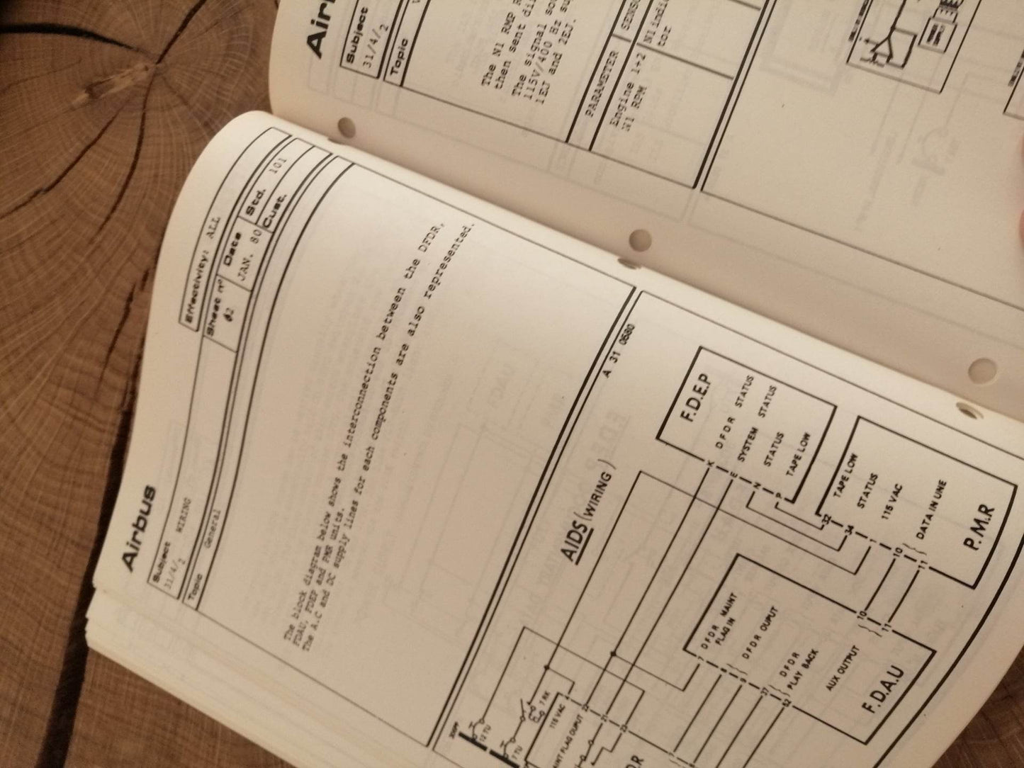 PAN AM Airbus A300 / A310 Maintenance Training Indicating / Recording Systems | Instruments Manual Book
