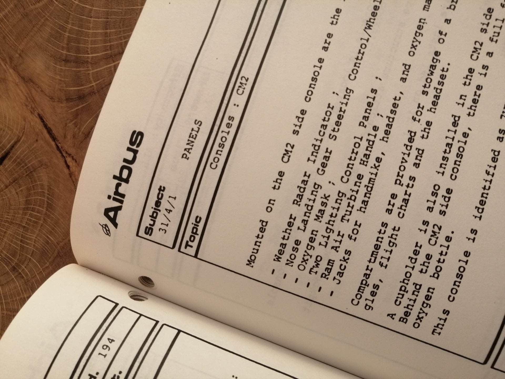 PAN AM Airbus A300 / A310 Maintenance Training Indicating / Recording Systems | Instruments Manual Book