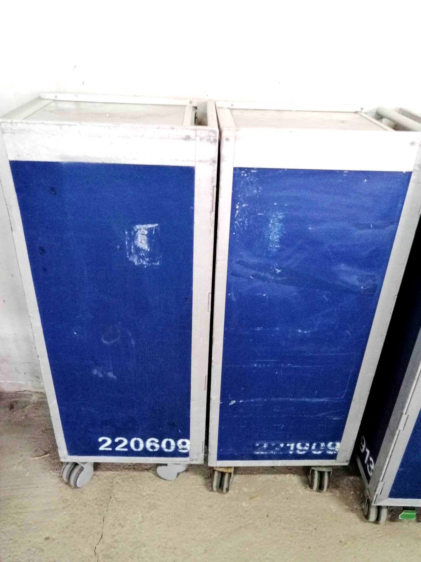 Airline Galley Trolley - LOT - Driessen - Airplane ATLAS Galley Cart with 7 New Drawers - LOT Polish Airlines - Home Bar Catering Trolley