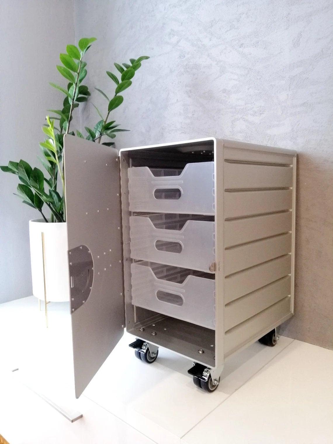 New Unique Airline Galley Container | Travels & Airlines Design | Aviation Nightstand, Cabinet, Trolley with Drawers
