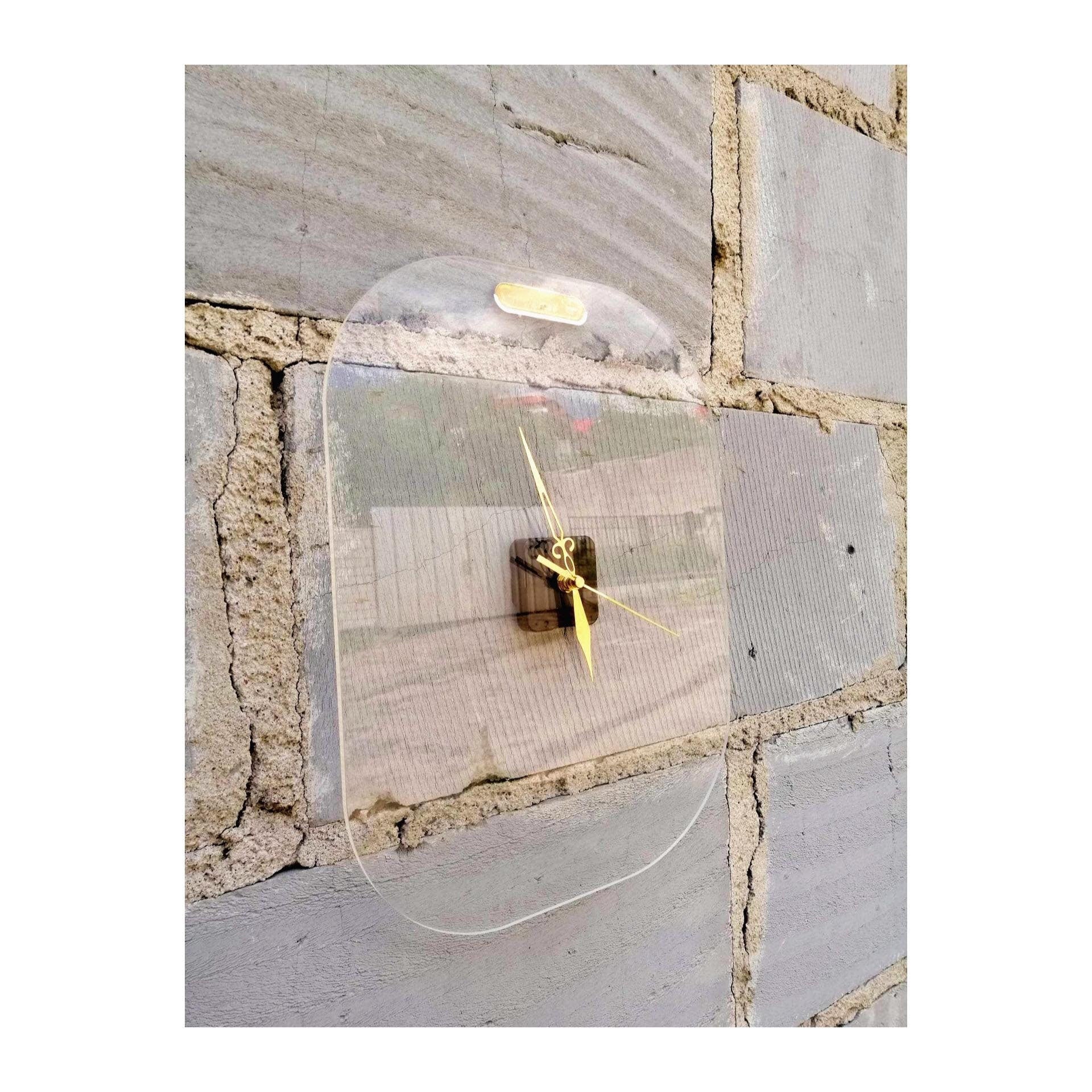 Clock Made from Original Airbus A330 / A340 Aircraft Window