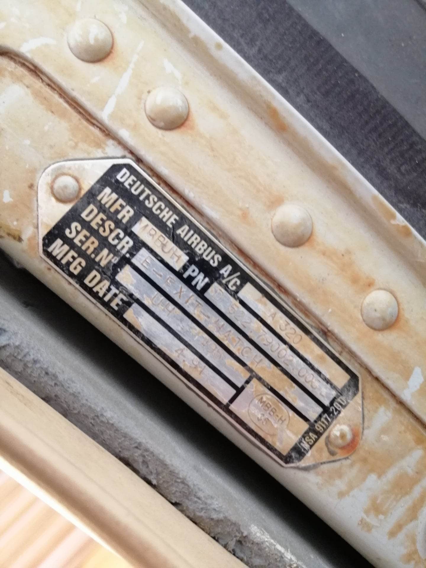 Airbus A320 Over Wing Exit Door | Air Canada MSN 248 C-FTJR | Worldwide Shipping