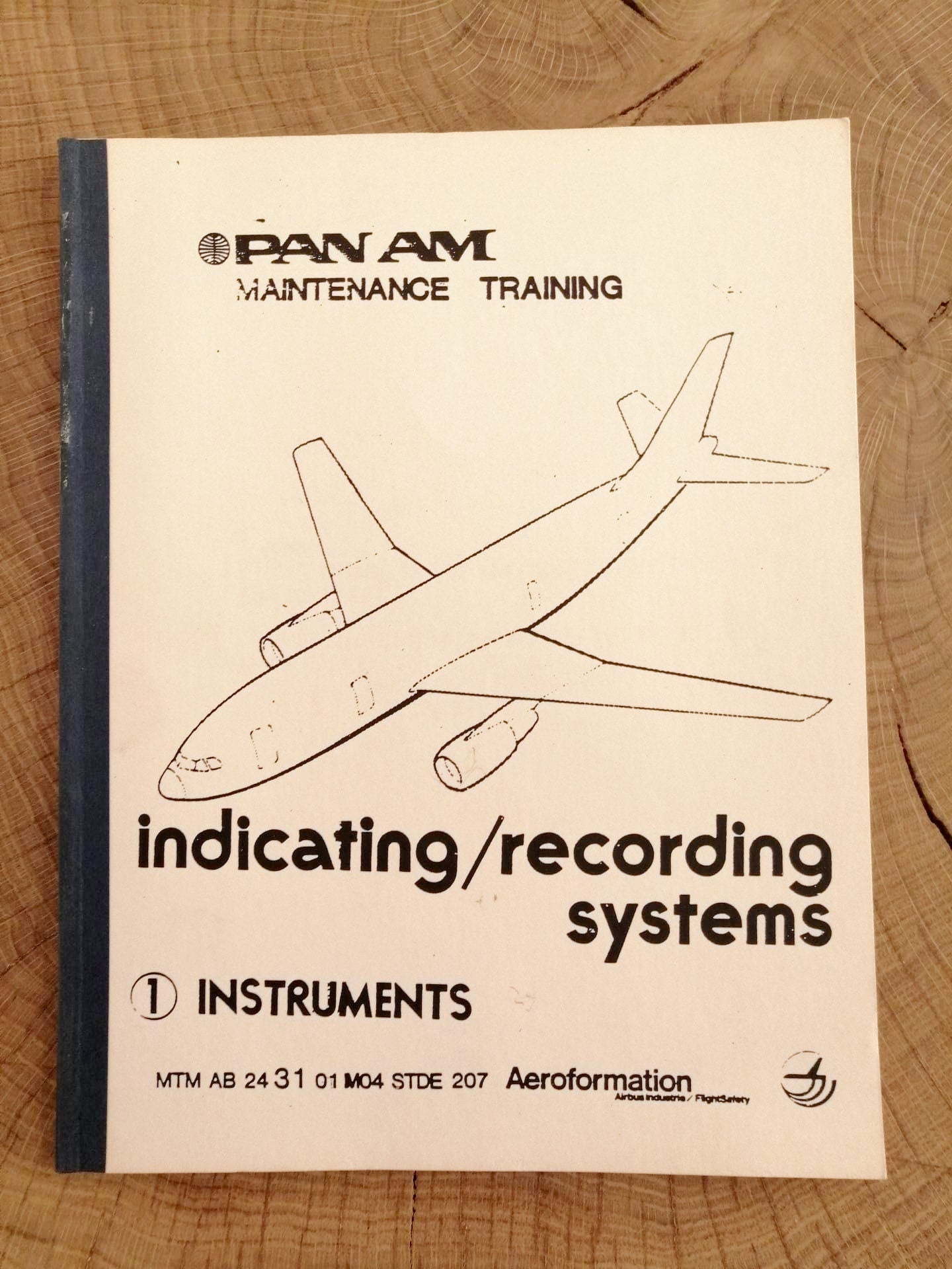PAN AM Airbus A300 / A310 Maintenance Training Indicating / Recording Systems | Instruments Manual Book