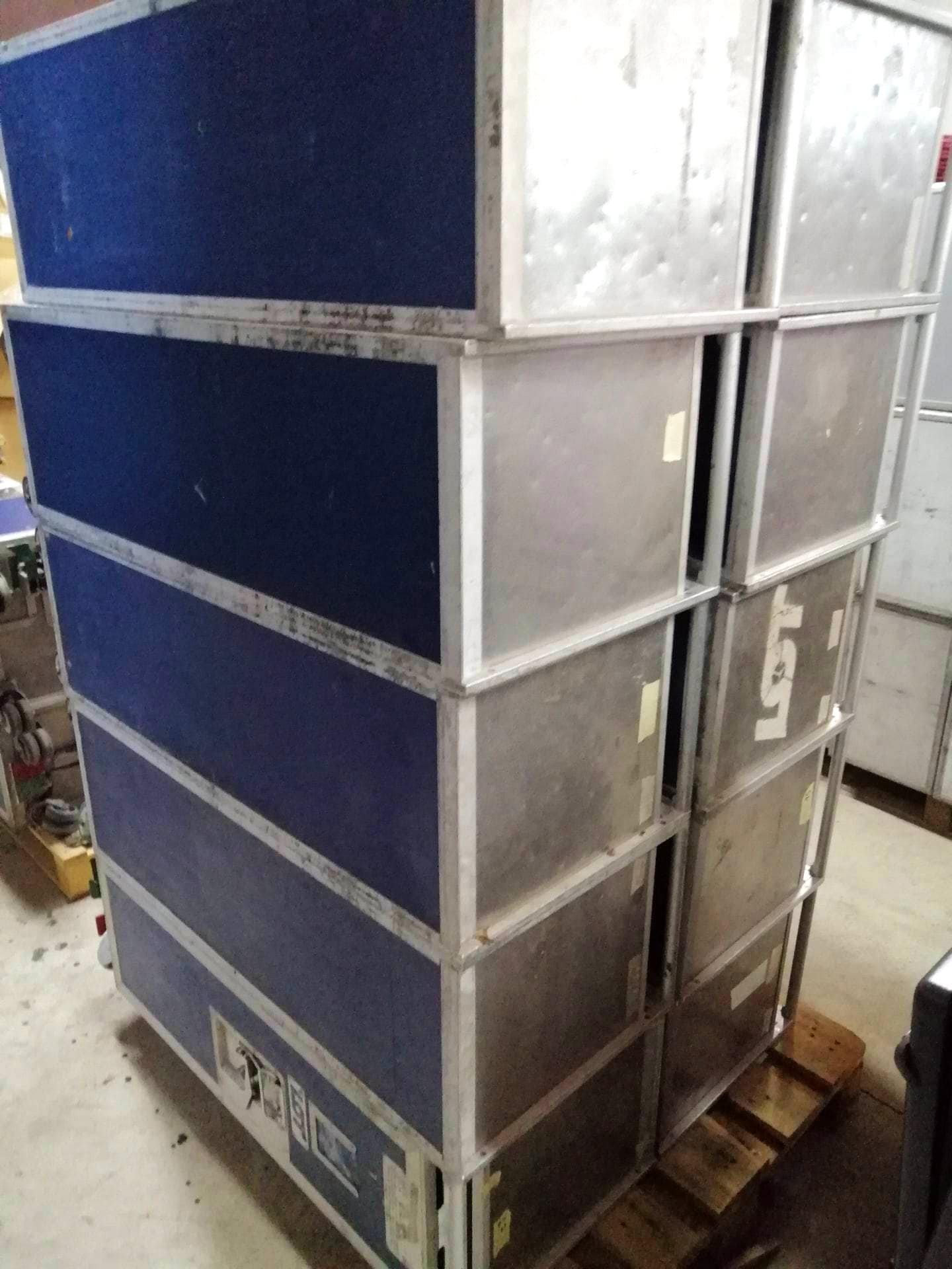 Wholesale Set of 10 Half Size Galley Trolleys - LOT - Driessen - 10 ATLAS Galley Carts with Trays - Worldwide Shipping