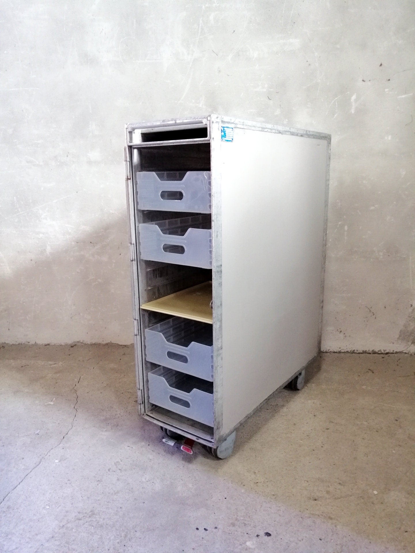 TAP Portugal Full Size Aircraft Cart | Airline ATLAS Trolley with Drawers & Trays