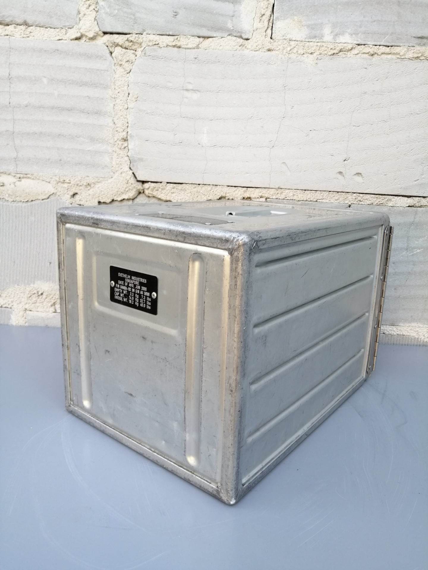 Servair Air Chef Original Airline Galley Box, Aircraft Storage Container, Industrial Cabinet