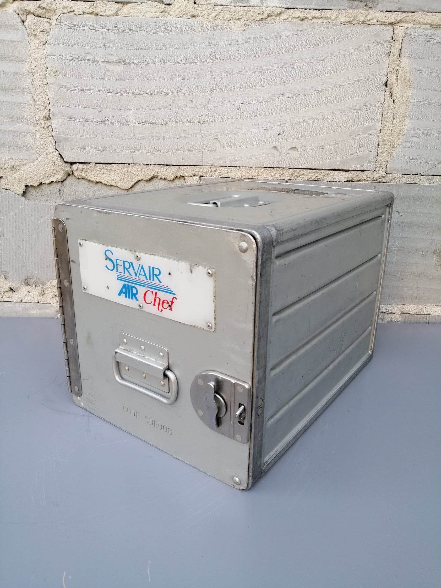 Servair Air Chef Original Airline Galley Box, Aircraft Storage Container, Industrial Cabinet