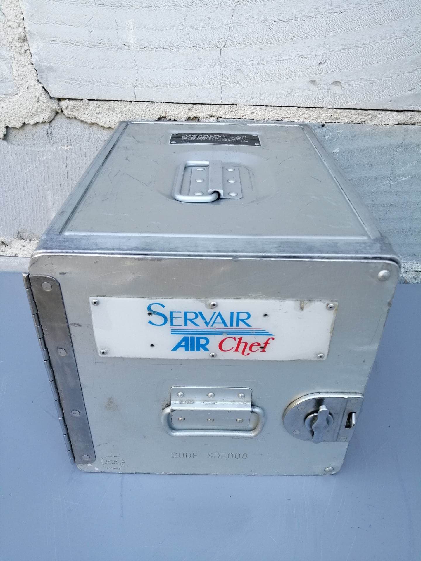 Servair Air Chef Original Airline Galley Box, Aircraft Storage Container, Industrial Cabinet