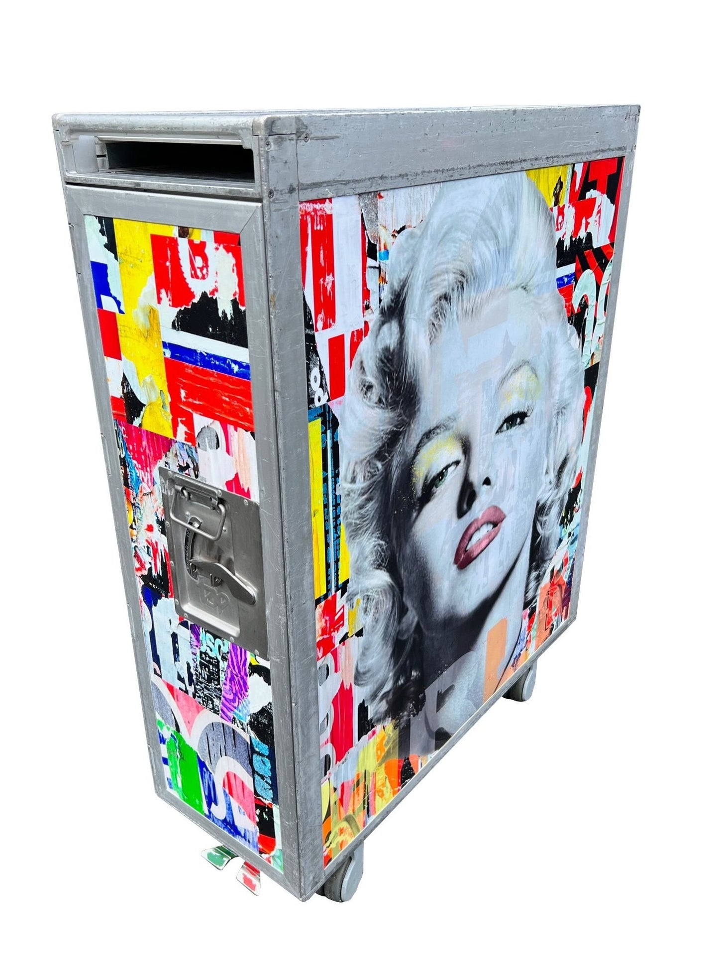 Airplane Trolley | Aircraft Galley Cart | Marilyn Monroe Pop Art Design | TAP Air Portugal