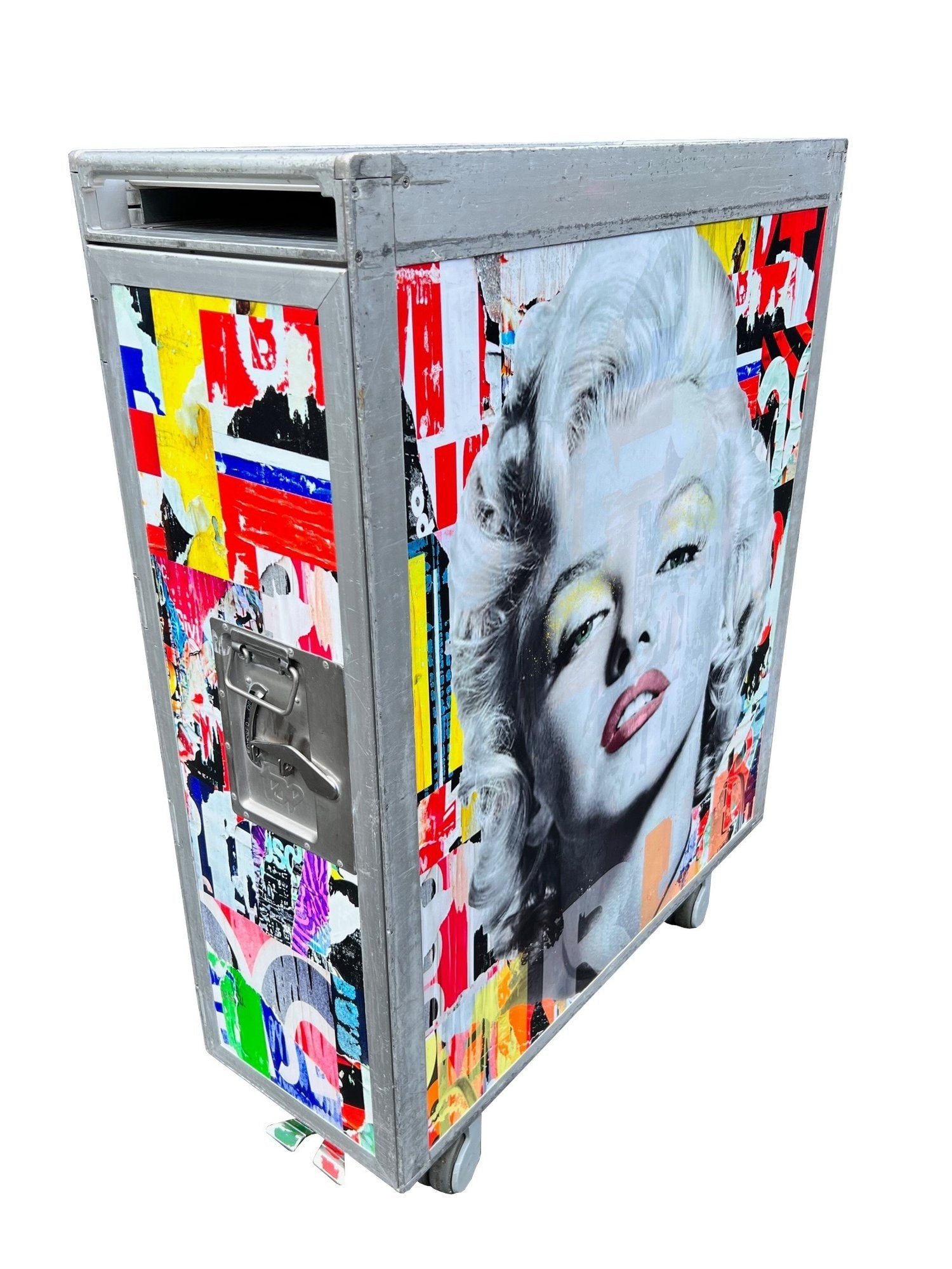 Airplane Trolley | Aircraft Galley Cart | Marilyn Monroe Pop Art Design | TAP Air Portugal