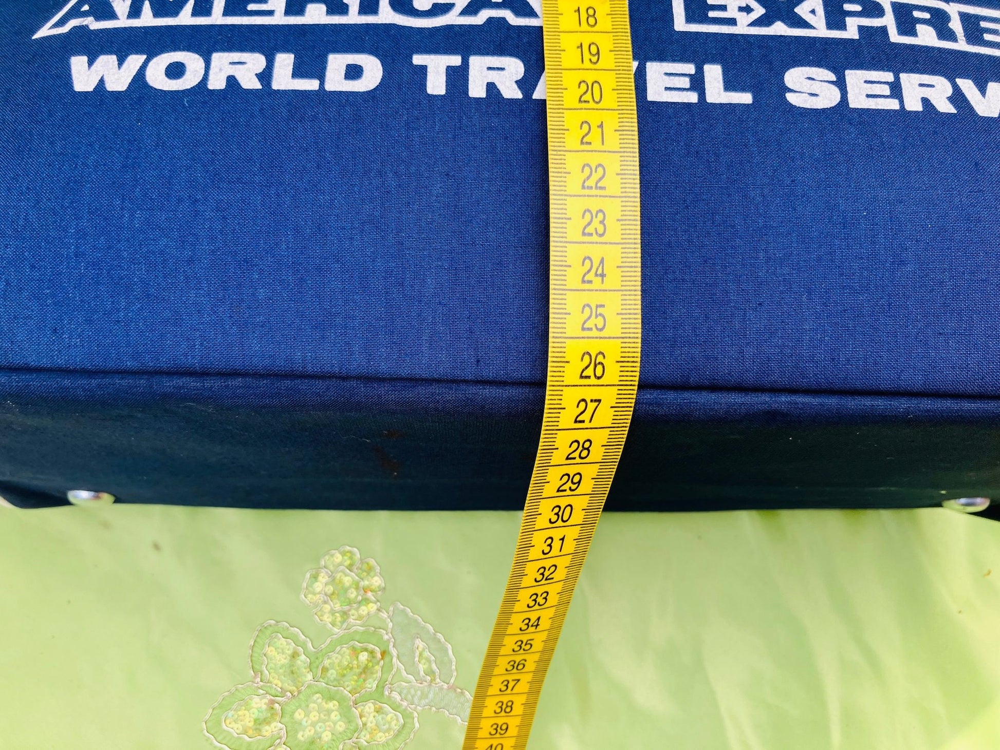 American Express Travel Vintage Flight Bag Carry On Bag Amex | World Travel Service | Aviation Gift