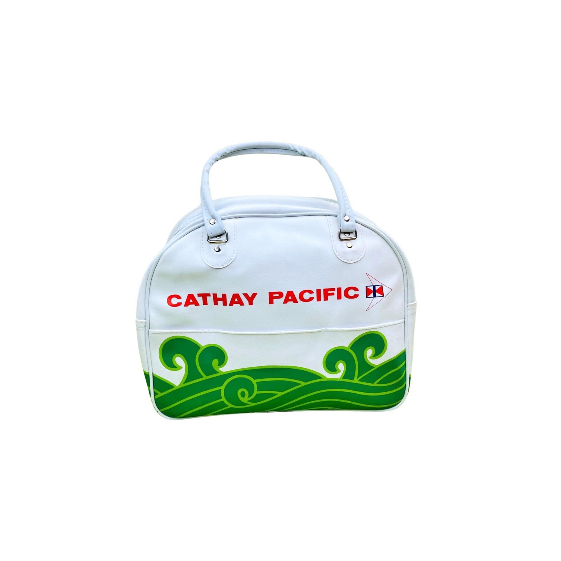 Cathay Pacific Vintage Leather Travel Bag | Flight Bag | Flight Attendants Bag | Aviation Gift