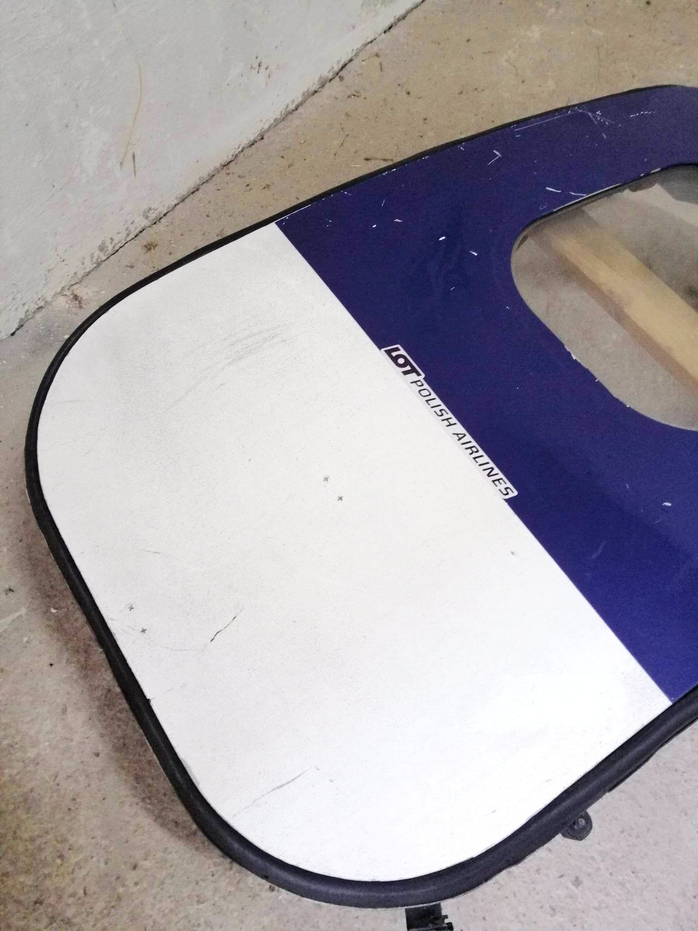 Boeing 737 Aircraft Overwing Emergency Exit Door ,Living Room Table, Coffee Table | PLL LOT Polish Airlines