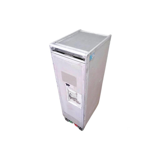 TAP Portugal Airline Galley Light Trolley | Original Airplane Galley Half Size Cart with Trays | Worldwide Shipping