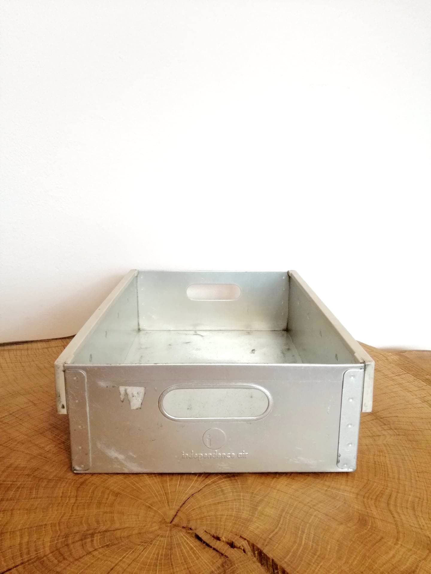 Independent Air 1970s Storage Box | Aircraft Storage Drawer for ATLAS Airline Carts & Airplane Containers